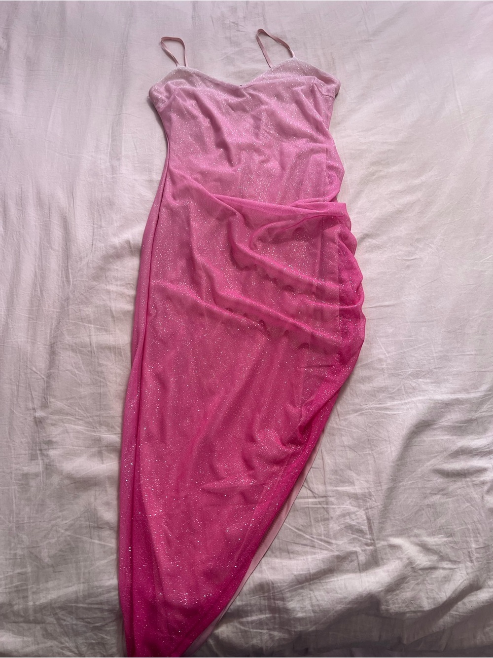 Windsor Fairy Pink Glitter Ombré Dress